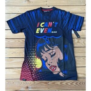 NWT $49.50 Contender "I Can’t Even" Graphic Shirt Size XL Men's Navy